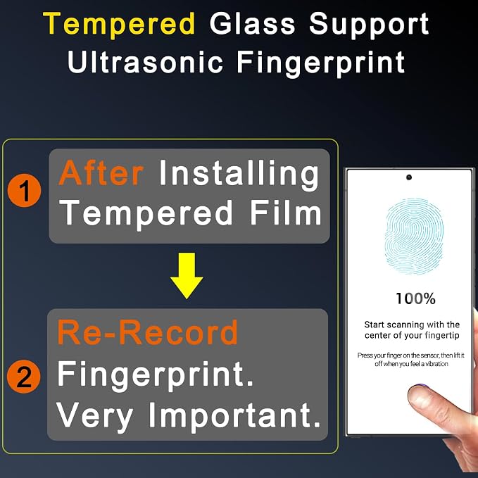 Ferilinso 3 Pack Privacy Screen Protector - Image 4