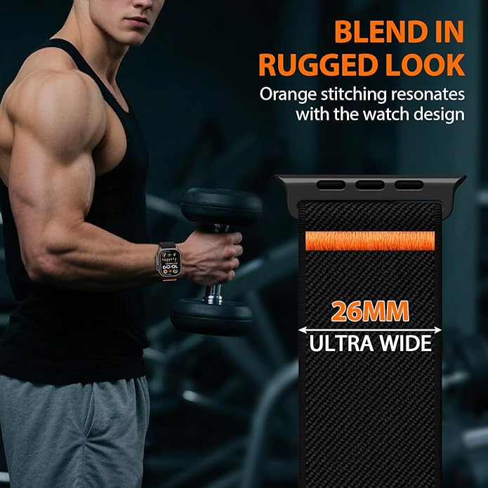 Elastic Sport Band for Apple Watch Ultra 3/2/1 Bands 49mm 46mm 45mm 44mm 42mm - Image 4