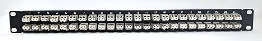 Ultra Spec Cables 1U 48port High Density Patch Panel, Loaded - Image 2