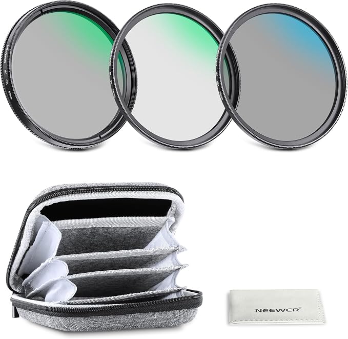 Neewer 55mm UV/CPL/ND Lens Filter Kit by Neewer