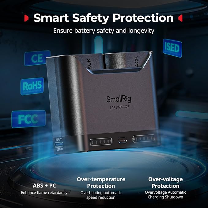 SMALLRIG LP-E6P Camera Battery Set - Image 7