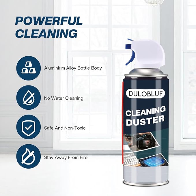 dulobulf Compressed Disposable Electronic Keyboard Cleaner for Cleaning Duster