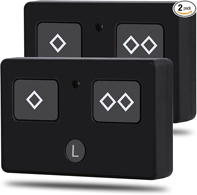 3-Button Remote Transmitter Replace for AXS1 for AXP1(2 Packs), Fit Automatic Gate Opener for TDS2 TSS1XP TDS2XP TSS1 LDM2 LDM2K HDP1 HDP2 DD2U LSM1 DS1U, Fits for Single and Double Opener Systems