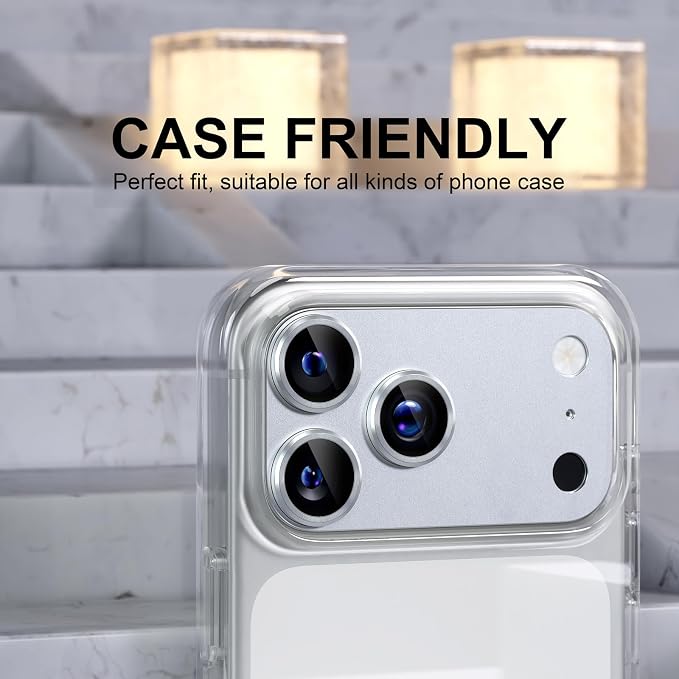 Choiche Compatible for iPhone 17 Pro Camera Lens Protector, Strong Adsorption - Image 4