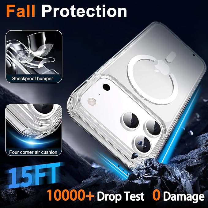 for iPhone 17 Pro Case Clear, Magnetic iPhone 17Pro Case - Image 5
