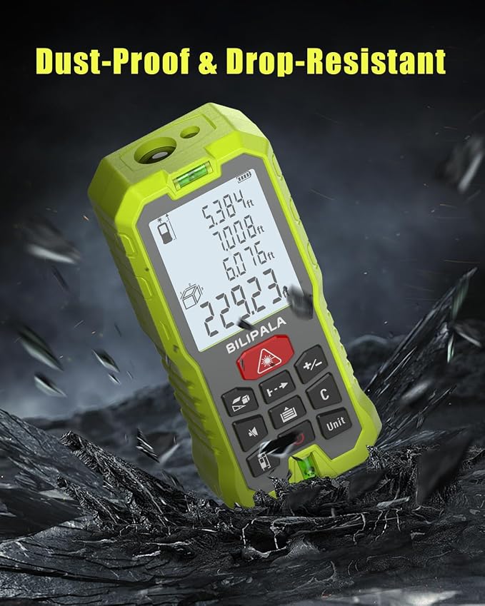 Laser Distance Measuring Tool, 70M/229ft Laser Measure, ±2mm Accuracy Laser - Image 5