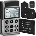 KingPavonini 4-IN-1 TENS Unit Muscle Stimulator, DIY & TENS & EMS & MASS, Dual-Channel 40 Intensities TENS Machine, Muscle Stimulator for Pain Relief Therapy Sciatica Back Pain, 12 Pads (Model: B2501)