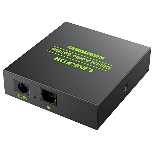 LiNKFOR Digital Optical Audio 1x3 Splitter Digital SPDIF Toslink Optical Fiber - Image 8
