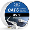 Cat 6 Ethernet Cable 100 ft, 10Gbps High Speed Ethernet Cable, Internet Cable by UltraClarityCables
