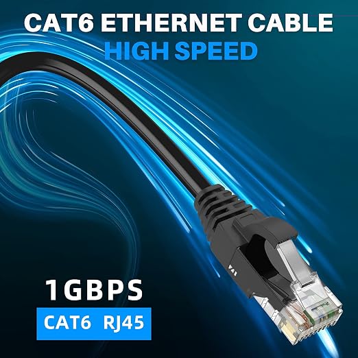 Adoreen Cat 6 Ethernet Cable 5 Ft-3 Pack, High Speed Short Patch Cables Network - Image 4