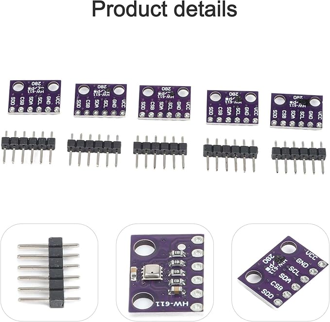 Efficiently Monitor Environment with This Set of 5 Digital Temperature & Humidity Sensors Designed for Integration (3.3V)