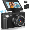 Digital Camera for Photography, 4K Vlogging Camera for YouTube 3" 180° Flip by Gavonde