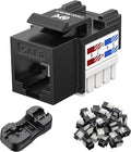 Cable Matters 25-Pack 10Gbps Cat6 Keystone Jacks, RJ45 Keystone Jack, Ethernet by CableMatters