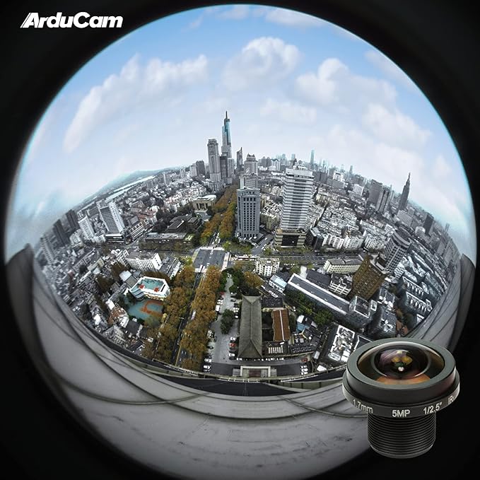 Arducam M12 Lens Set for USB Camera, Wide Angle, Fisheye Lens Kit - Image 6