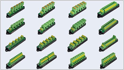 16Amp 300V 3x6 Position Pluggable Terminal Block Distribution Module. OONO D-1653GP