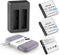 NP-40 Battery Pack, 3 x 1500mAh Rechargeable Batteries by GEEKAM