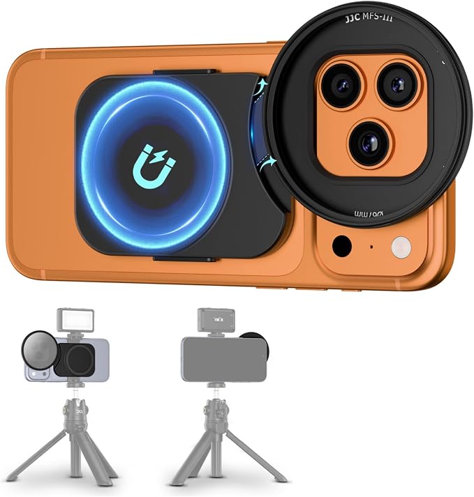 Upgraded 67mm Phone Lens Filter Adapter Mount by JJC