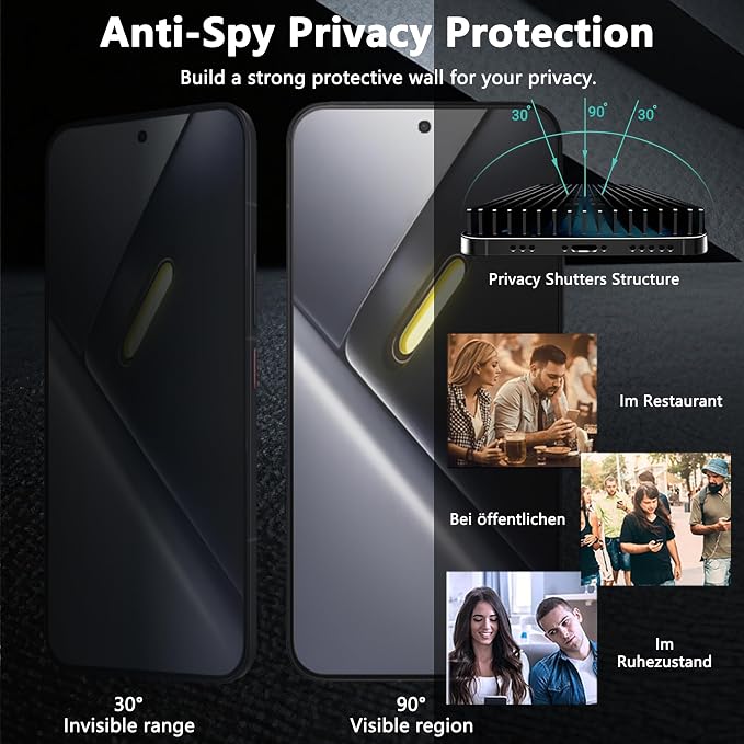 2+2 Pack Privacy Screen Protector - Image 2