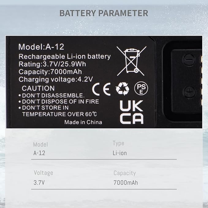 A-12 Upgraded Battery Compatible - Image 3