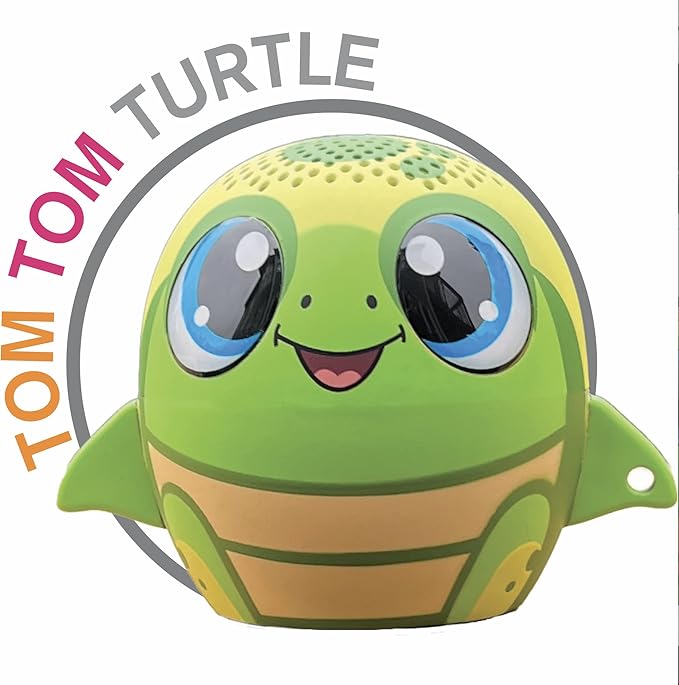 My Audio Pet TWS Mini Bluetooth Animal Wireless Speaker for Kids of All Ages - True Wireless Stereo – Pair with Another TWS Pet for Powerful Rich Room-Filling Sound (Turtle)