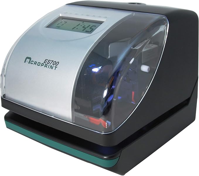 Acroprint 01-0182-000 Model ES700 Electronic Time Recorder, Internal Battery - Image 7