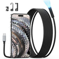 USB C Endoscope Camera with Light, Teslong Type-C Snake Borescope Camera with 8 by Teslong
