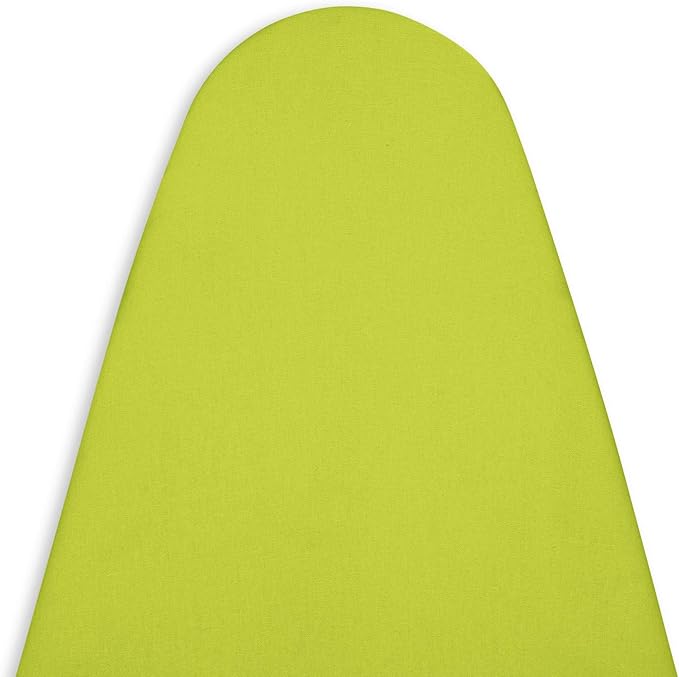 Encasa XO Ironing Board Cover and Pad 54"x15" - 4mm Felt Large Iron Board Cover with Padding - Heat Resistant, Stain-Safe Dye, Non Slip Elastic Bungee Cord Tightening Iron Table Cover Lime Green