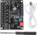 AITIAO 1PCS 30W Voice Playback Module, DC 9-24V Sound Module Music Player Voice Broadcast Device 9 Trigger Interfaces 8 I/O Trigger Modes Built-in 64Mbit Flash Storage