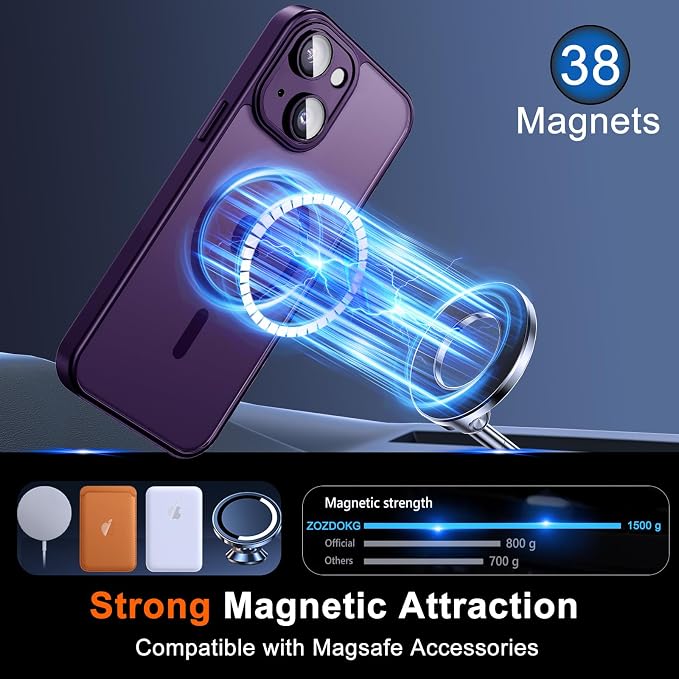 for iPhone 15 Case with Privacy Screen Protector and Camera Protection - Image 3