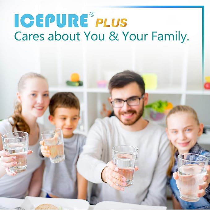 ICEPURE PLUS Remove Heavy Metals NSF/ANSI 53&42 NSF/ANSI/CAN 372 DA29-00003G Replacement for Samsung DA29-00003B DA29-00003A, DA29-00003D DA29-00003F DA97-06317A, HAFCU1, WF289, WSS-1, 3PACK