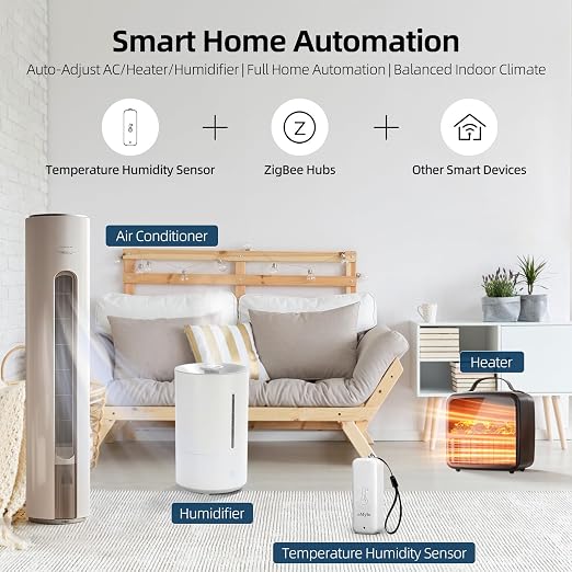 eMylo Zigbee Temperature Humidity Sensor-3 Pack, IP65 Indoor Outdoor - Image 5