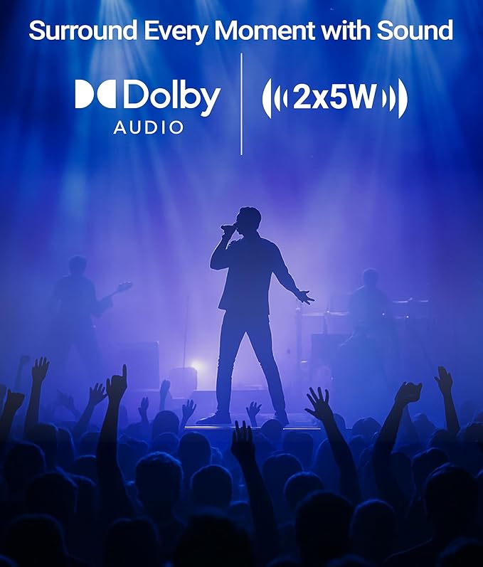 UVISION AllPlay Google TV Smart Porejctor | Native 1080p Full HD | Auto Focus & Keystone | Dolby Audio | WiFi & Bluetooth | Portable Home Theater Kit