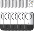 ANKOSHUN Door Window Alarm Sensors - Door Alarms for Kids Safety, Door Alarms for Home Security, for Home, Office, Store, Garage, Dorm Room, Apartment, RV, 8 Pack