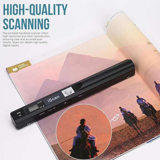 A4 Document Scanner, Portable Card Photo Scanner - Image 5