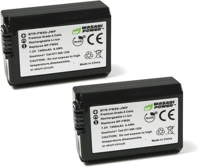 Wasabi Power NP-FW50 Camera Battery by WasabiPower