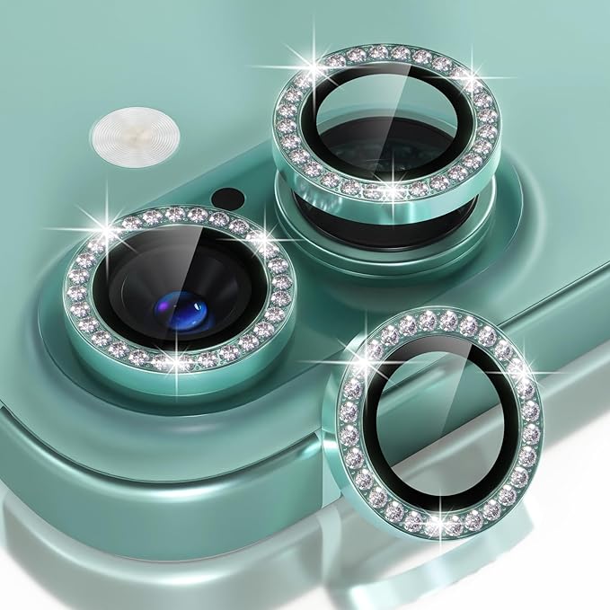 Choiche Compatible for iPhone 16 /iPhone 16 Plus Camera Lens Protector Bling by Choiche