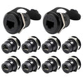 PENGLIN 10PCS RJ45 Shielded Panel Mount Connector, CAT6//5e/5 8P8C Ethernet LAN by PENGLIN