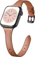 Charlam Slim Leather Band Compatible by Charlam