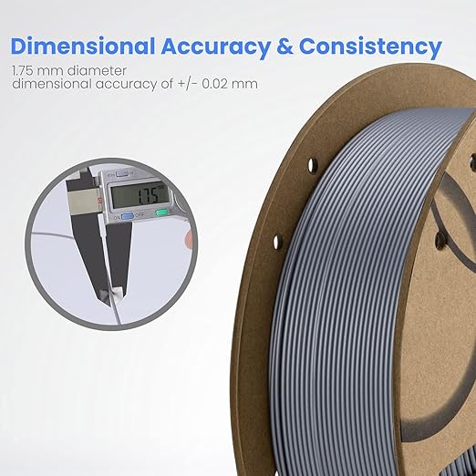 ELEGOO PLA Filament 1.75mm Neon Green 1KG, 3D Printer Filament Dimensional Accuracy +/- 0.02mm, 1kg Cardboard Spool(2.2lbs) 3D Printing Filament Fits for Most FDM 3D Printers