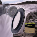 40.5mm Lens to 46mm Camera Lens Adapter, 40.5mm to 46mm Filter Step up Ring by AMOTOK