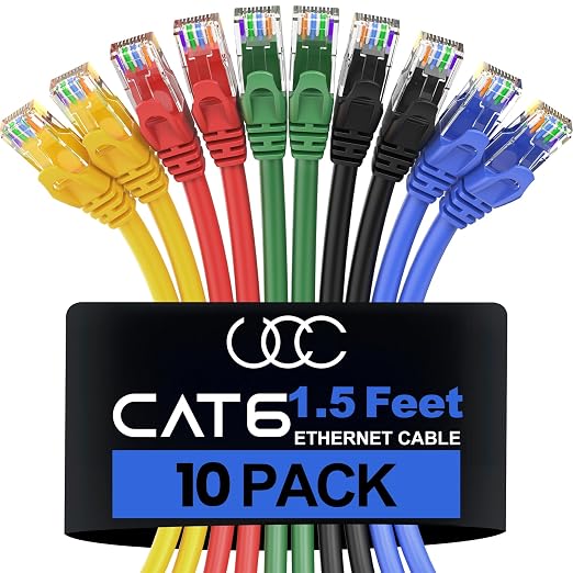 Ultra Clarity Cables CAT 6 Ethernet Cable LAN, UTP CAT6, Internet Cable by UltraClarityCables