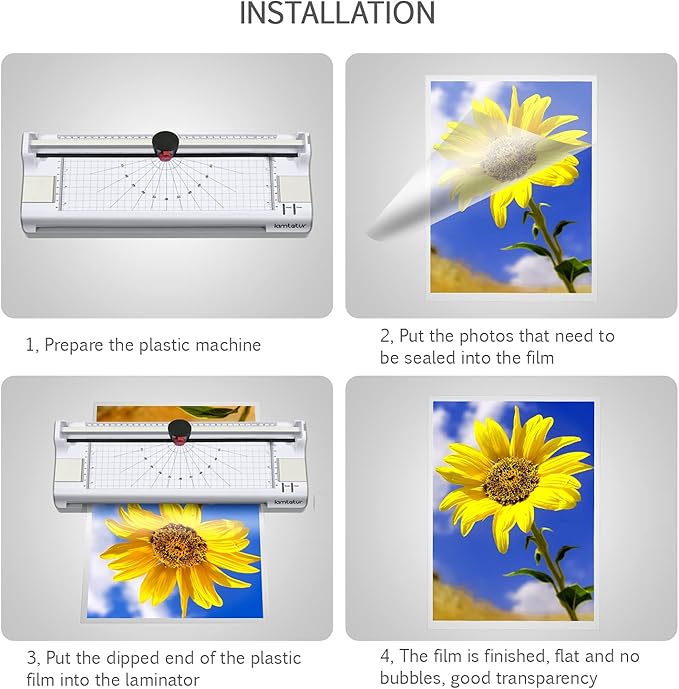 Lamtetur Thermal Laminating Pouches 9" x 11.5" Inches,Holds 8.5 x 11 Inch Sheets,3Mil 200Pack Laminate Films,Laminator Sheets,Letter Size Laminate Papers,Clear Lamination Sheets(75Mic-200sheets)