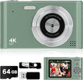 Digital Camera - 1080P Vlog Camera, 44MP Compact, 16X Zoom, Anti-Shake by VYNCS