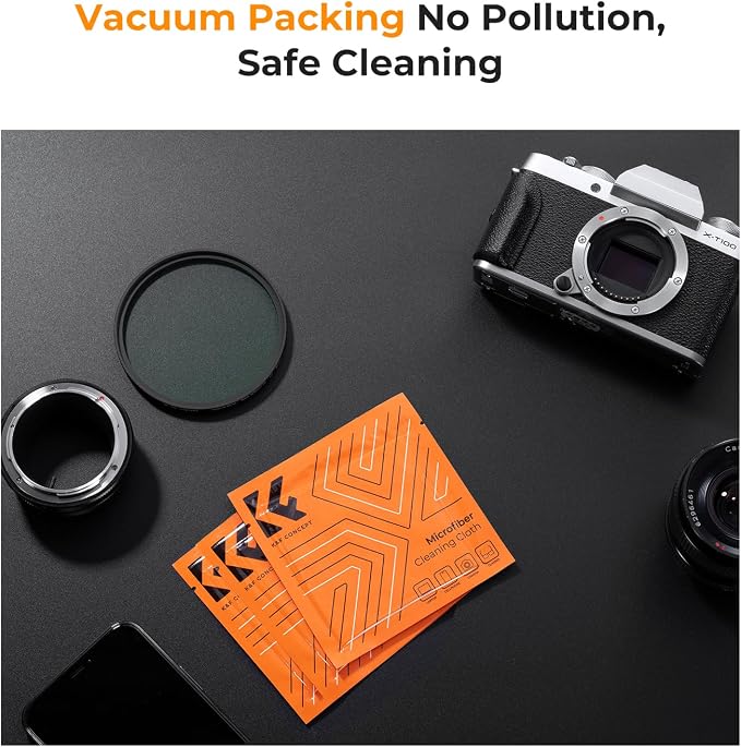 K&F Concept 95mm Lens Cap, 9-in-1 Center Pinch Lens Cover + Anti-Loss Keeper - Image 7