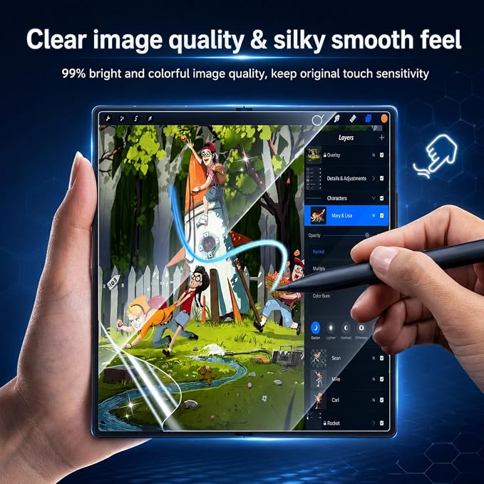 V-PORYADKU 3 Pack for Samsung Galaxy Z Fold 7 Screen Protector + 3 Pack Camera - Image 8