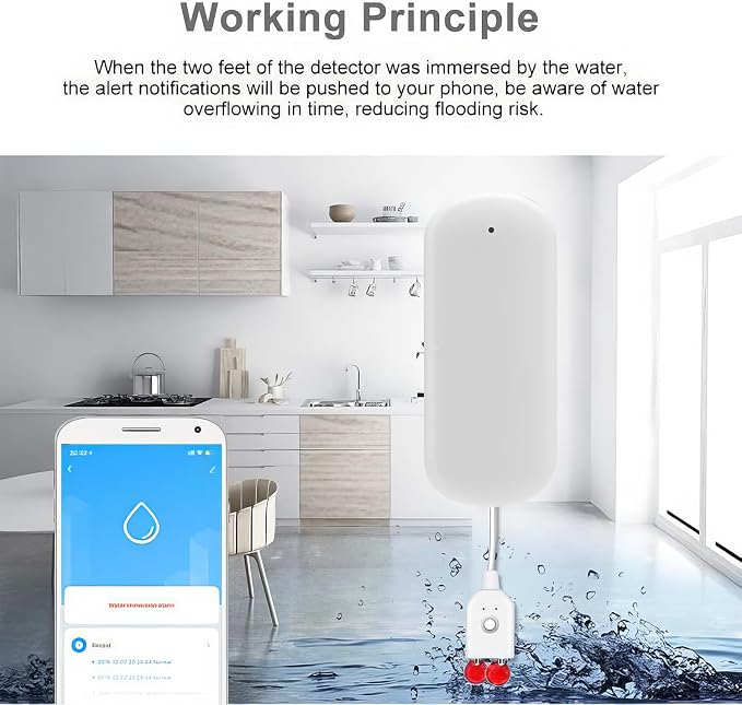 Ufairy UJV WiFi Water Sensor Water Leak Detector - Image 3