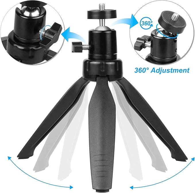 SoeKoa Mini Projector Tripod Mount Compatible with DR.J Upgrade, DBPOWER, Anker, AAXA Technologies, Artlii, LoongSon, APEMAN and Most Other Mini Projector