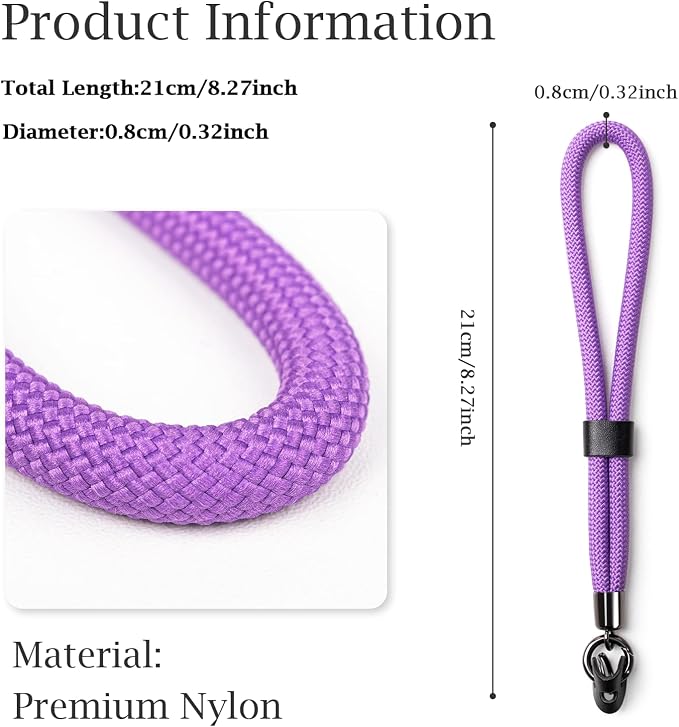 VOVMOEYA Camera Wrist Strap Rope, Camera Hand Strap Compatible - Image 2