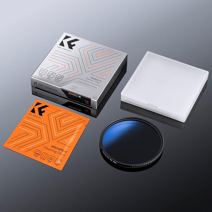 K&F CONCEPT 82mm Circular Polarizer Filter Ultra-Slim 18 Multi-Coated Optical - Image 8