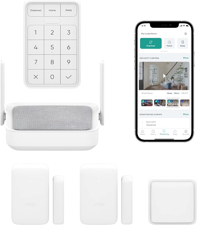 Wyze Home Security System Core Kit by Amazon+Renewed